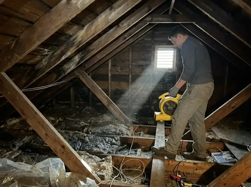 attic-water-damage-drying-proc-007 — frequently asked questions, Emergency Water Extraction & 24/7 Flood Response in Annisto…